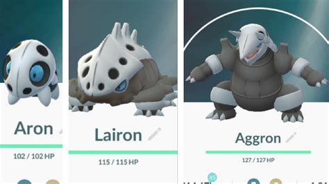 what level does lairon evolve.